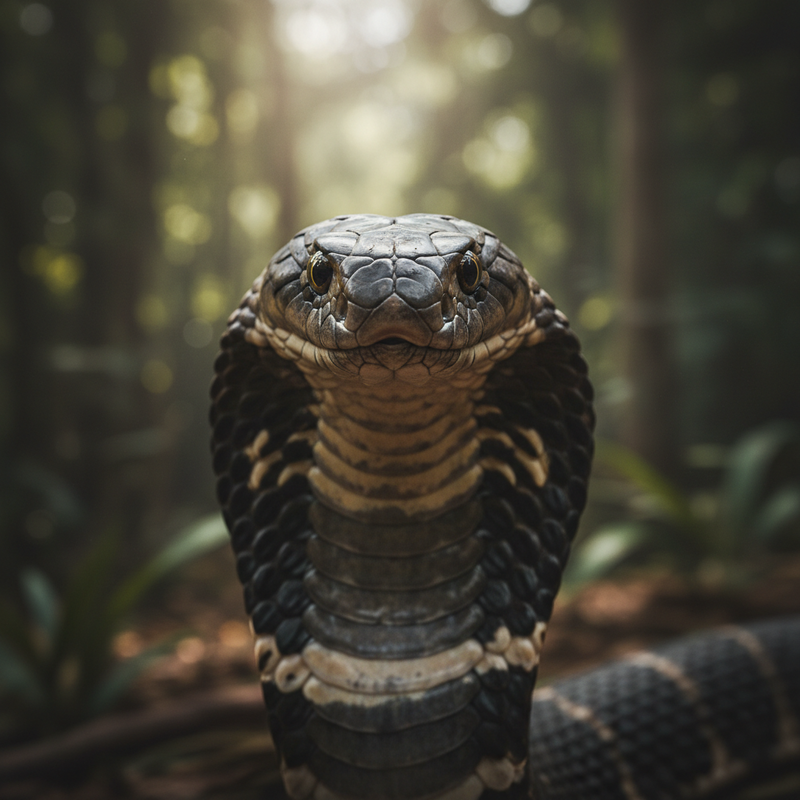 Đặc điểm hình thái và Kích thước kỷ lục của Ophiophagus hannah