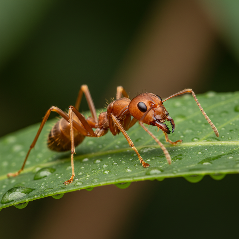 Đặc điểm hình thái và vòng đời sinh học của kiến vàng (Oecophylla smaragdina)