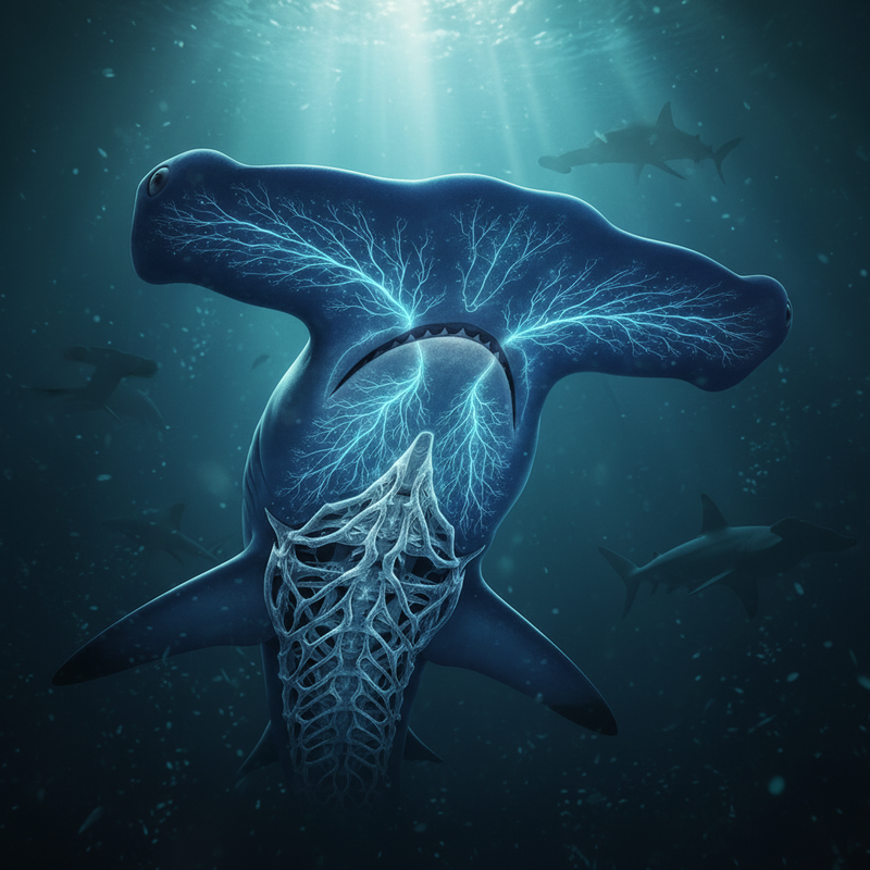 Cấu tạo Cephalofoil: Tuyệt tác tiến hóa của cá mập đầu búa