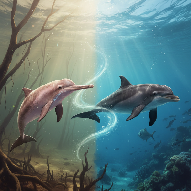 Phân loại học và Sự tiến hóa: Cá heo sông khác gì với cá heo biển?