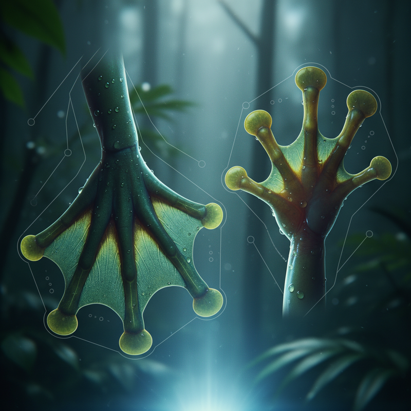 Cấu tạo giải phẫu: Những 'chiếc dù' sinh học dưới kẽ chân