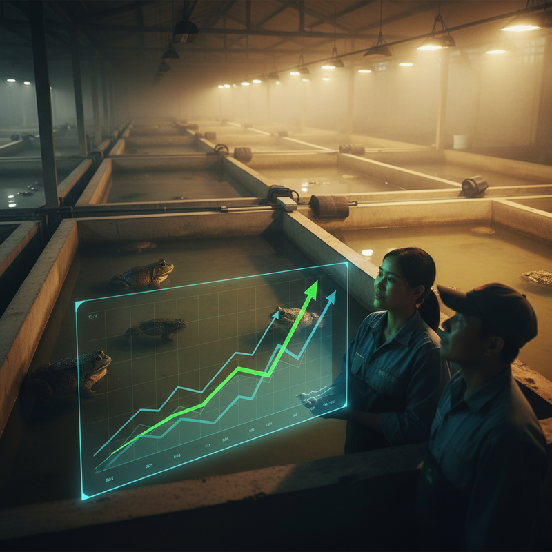 Giá trị kinh tế và tiềm năng thị trường của ếch ngưu tại Việt Nam