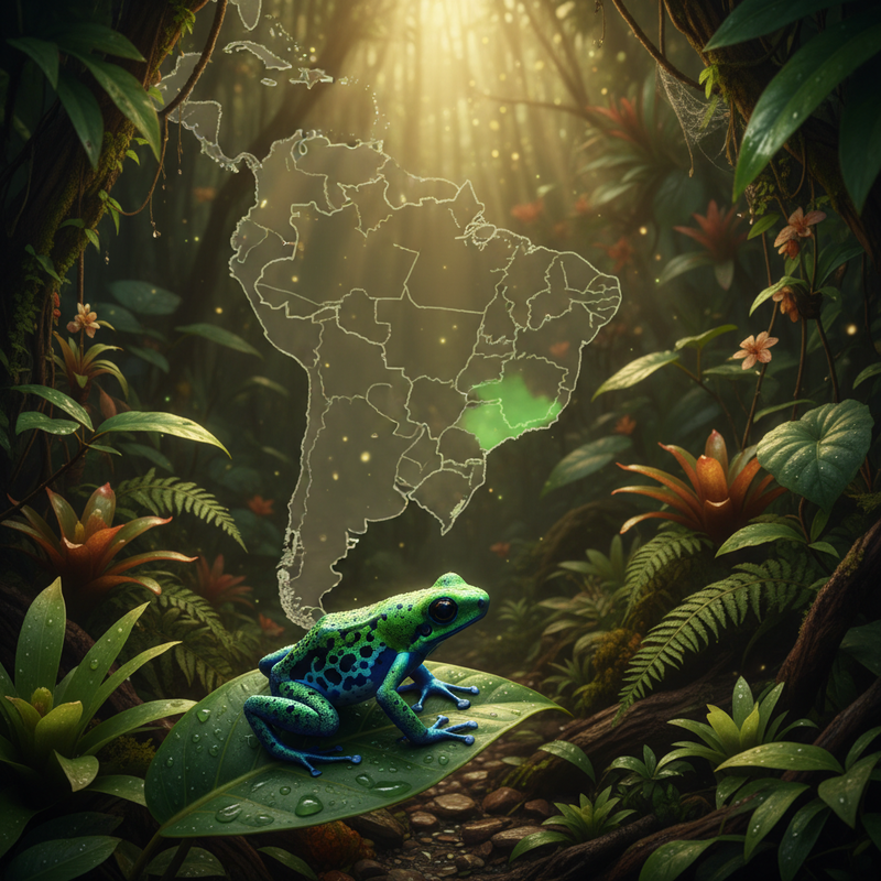 Môi trường sống đặc hữu và Phân bố địa lý tại Nam Mỹ