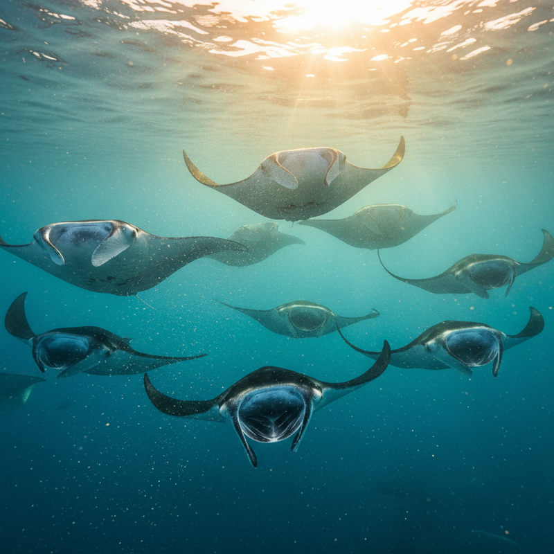 Tập tính Sinh học: Cá Đuối Manta Ăn Gì và Sống Ở Đâu?