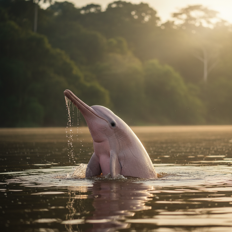 Cơ chế sinh học đặc thù: Tại sao cá heo sông lại có màu hồng?