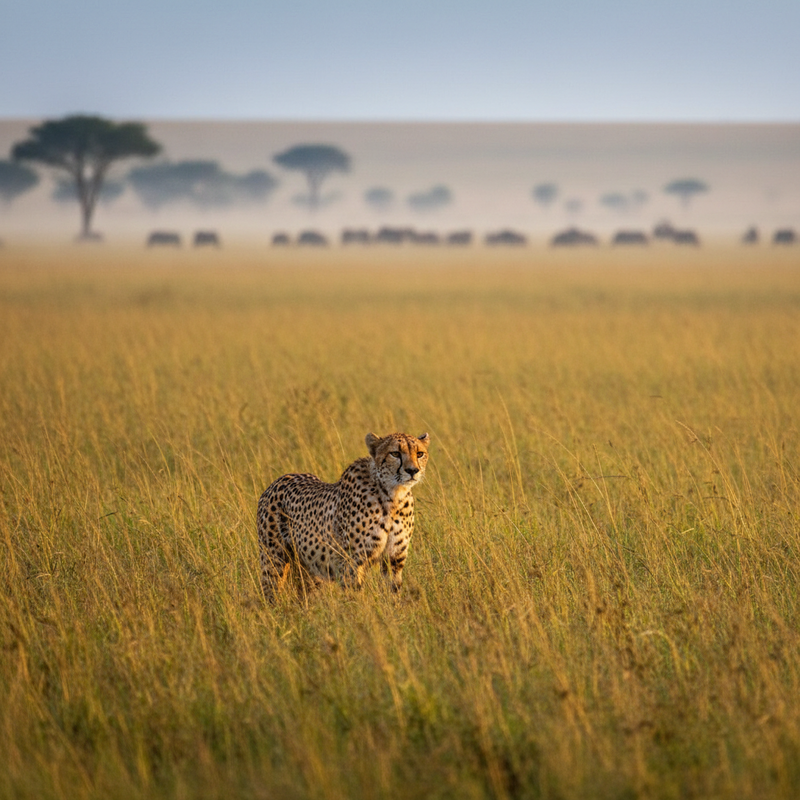 Kỹ năng săn mồi và chế độ ăn uống của loài Acinonyx jubatus