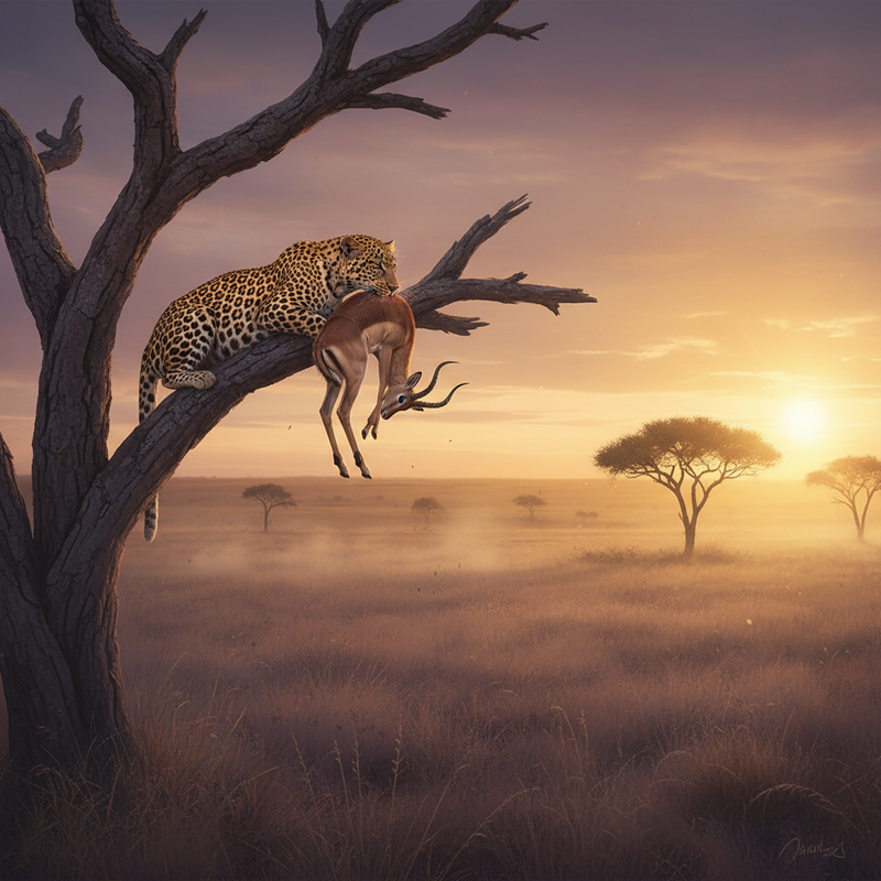 Kỹ năng săn mồi và chiến thuật 'Phục kích từ trên cao'