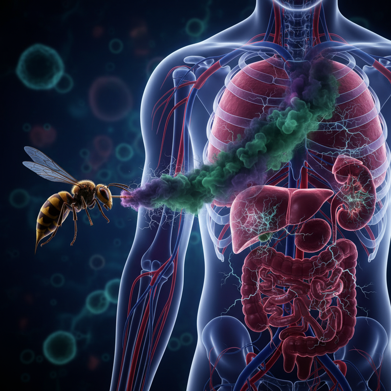 Nọc độc ong vò vẽ: Cơ chế tác động và mức độ nguy hiểm y khoa