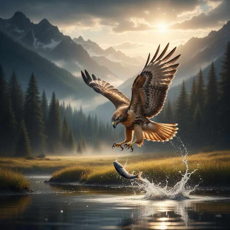 Nghệ thuật săn mồi và chế độ dinh dưỡng của 'sát thủ không trung'