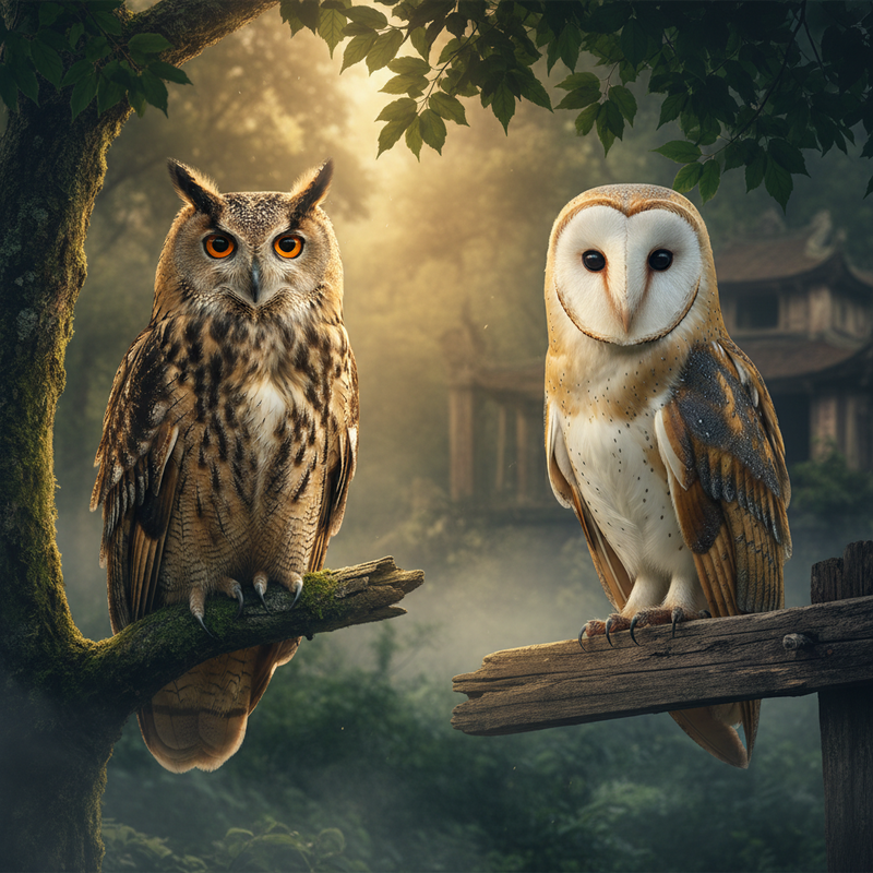 Phân biệt Cú Mèo và Cú Lợn: Những nhầm lẫn thường gặp