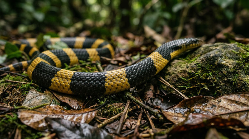 Đặc điểm sinh học và hình thái nhận diện rắn cạp nong (Bungarus fasciatus)