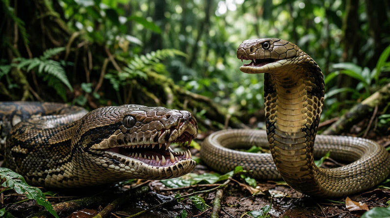 Sự khác biệt cơ bản giữa trăn và rắn