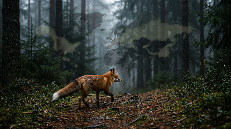 Môi trường sống của cáo đỏ và Sự phân bố địa lý