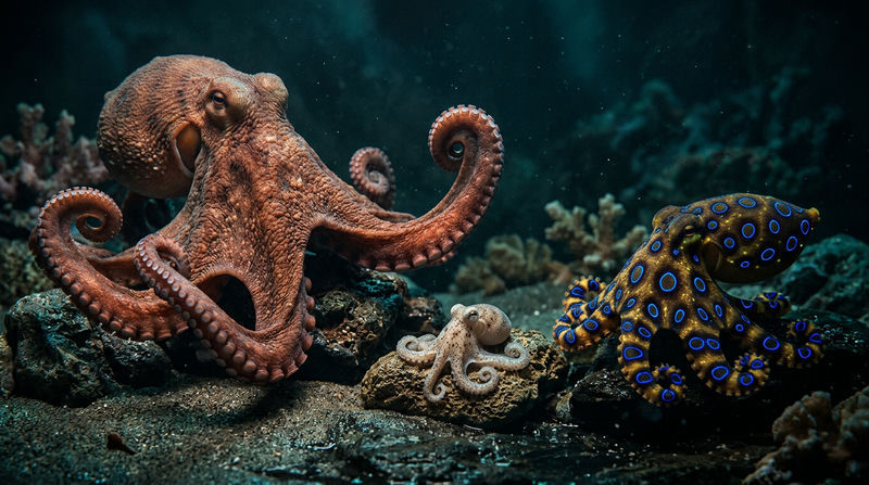 Phân Loại Các Giống Bạch Tuộc Phổ Biến Hiện Nay