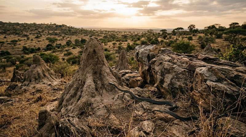 Rắn mamba đen sống ở đâu? Phân bố và Môi trường sinh thái