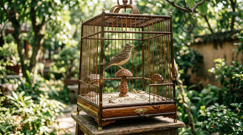 Setup lồng chim sơn ca và không gian sống chuẩn kỹ thuật